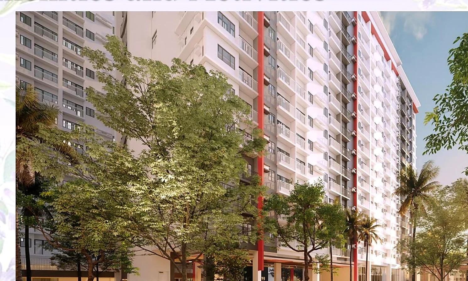 Bloom Residences Sucat Parañaque landscaped garden