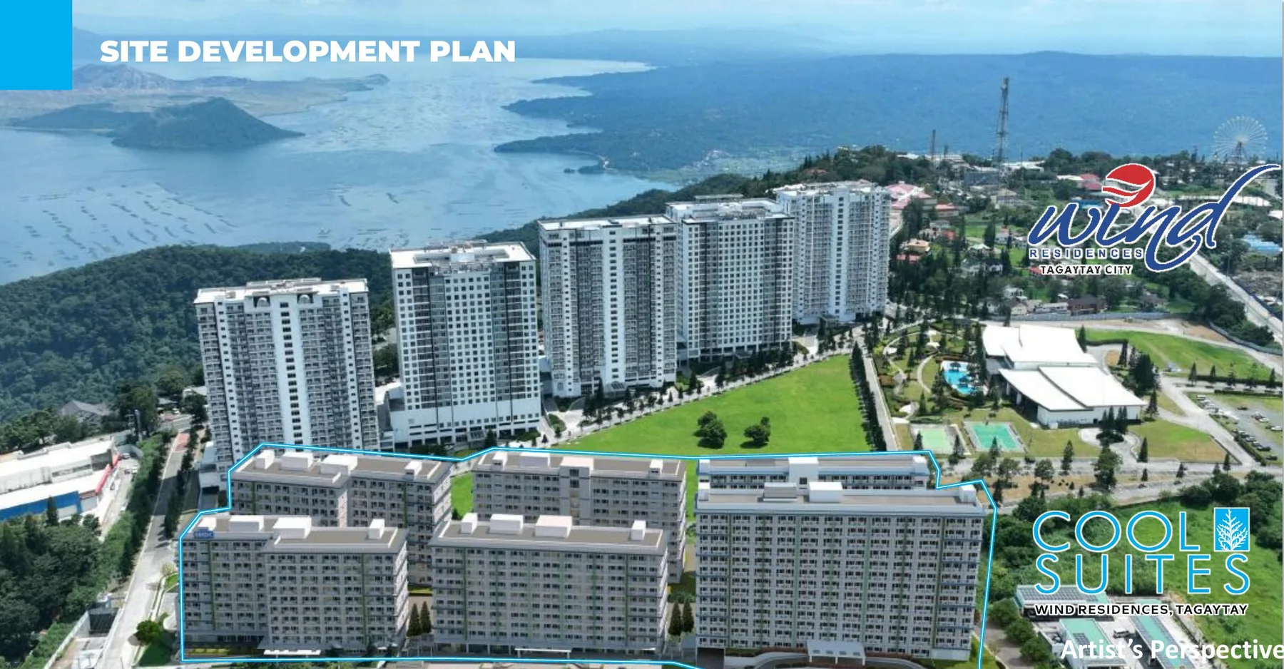 Cool Suites within Wind Residences Tagaytay estate