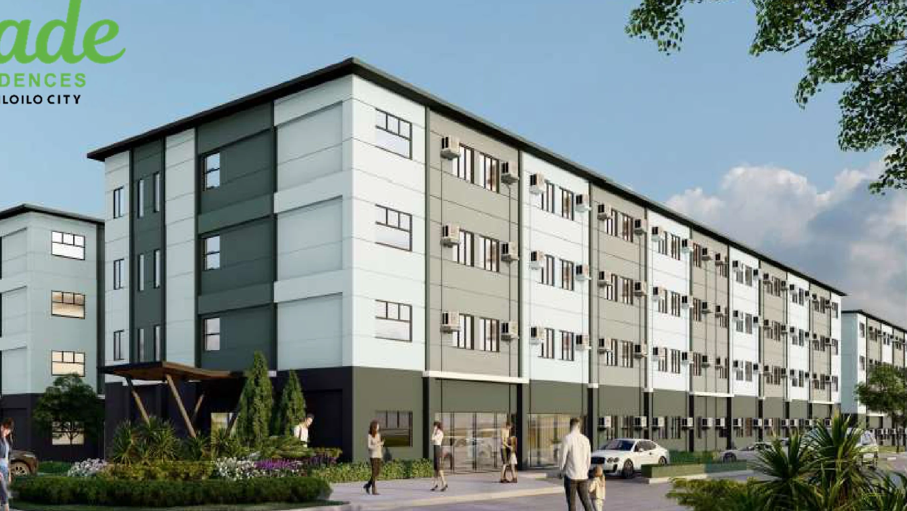 Glade Residences mid-rise buildings in Jaro Iloilo City artist rendition