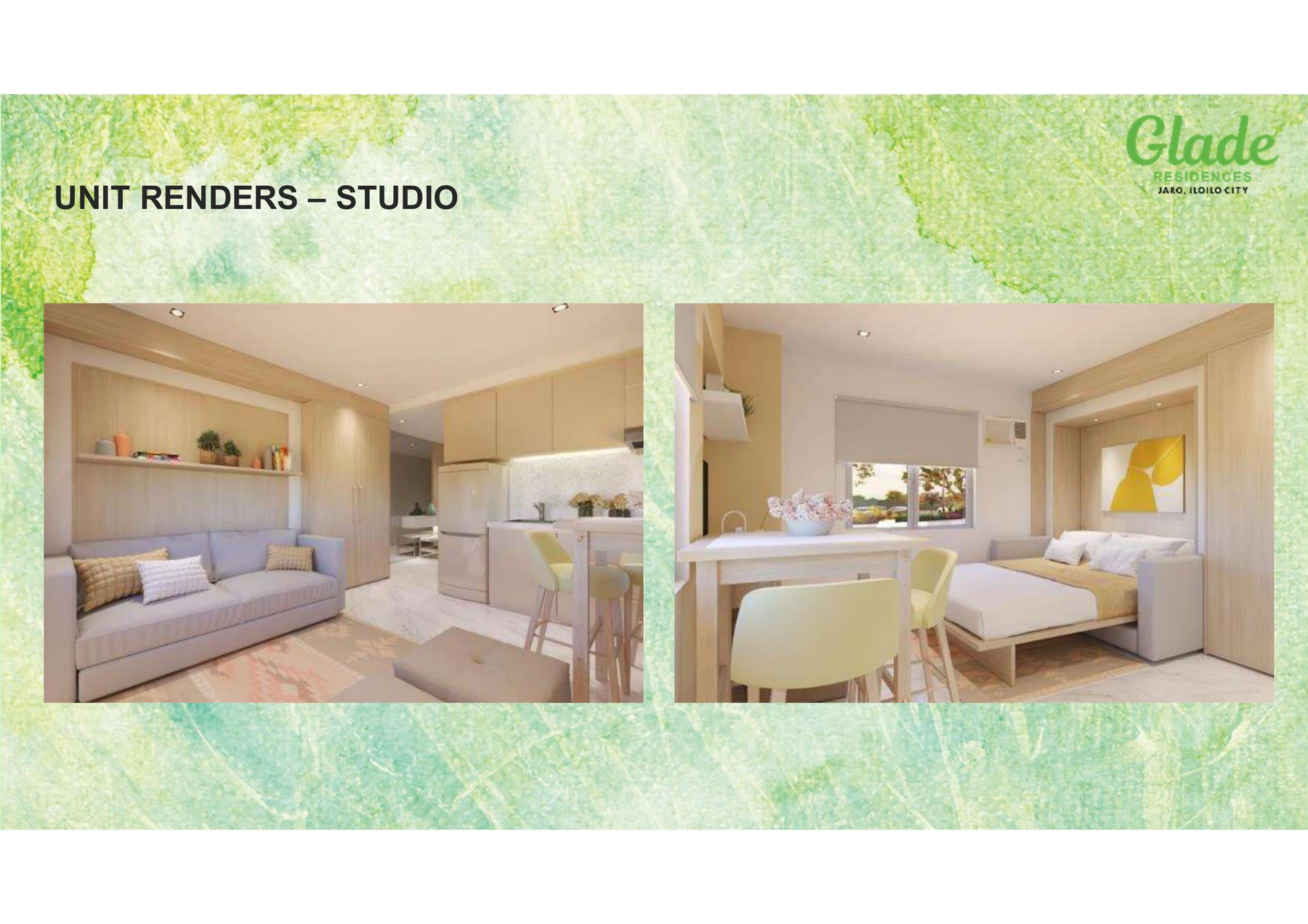 Glade Residences studio artist rendition