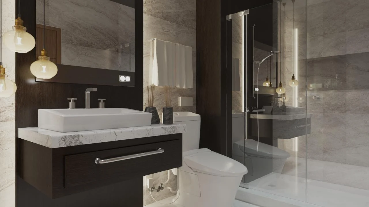 Representative bathroom