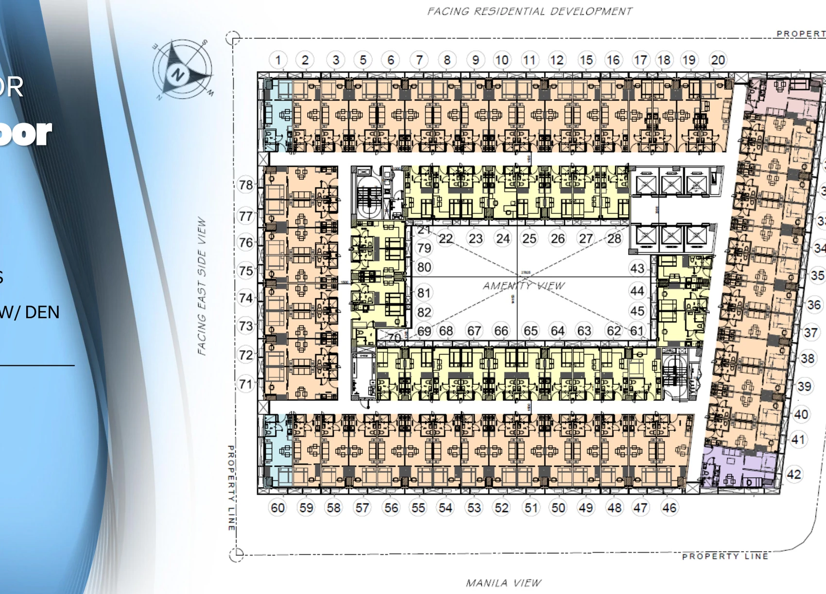 ICE Tower typical RESO floor plan