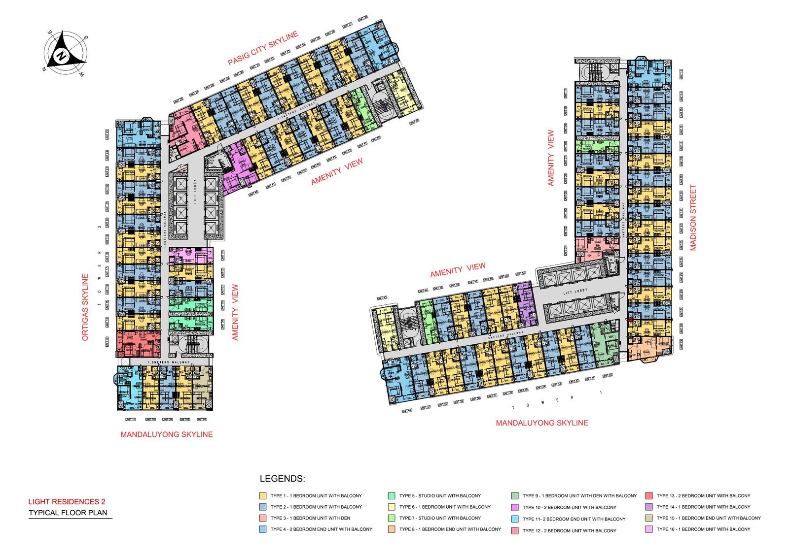 Official Light 2 typical floor plan