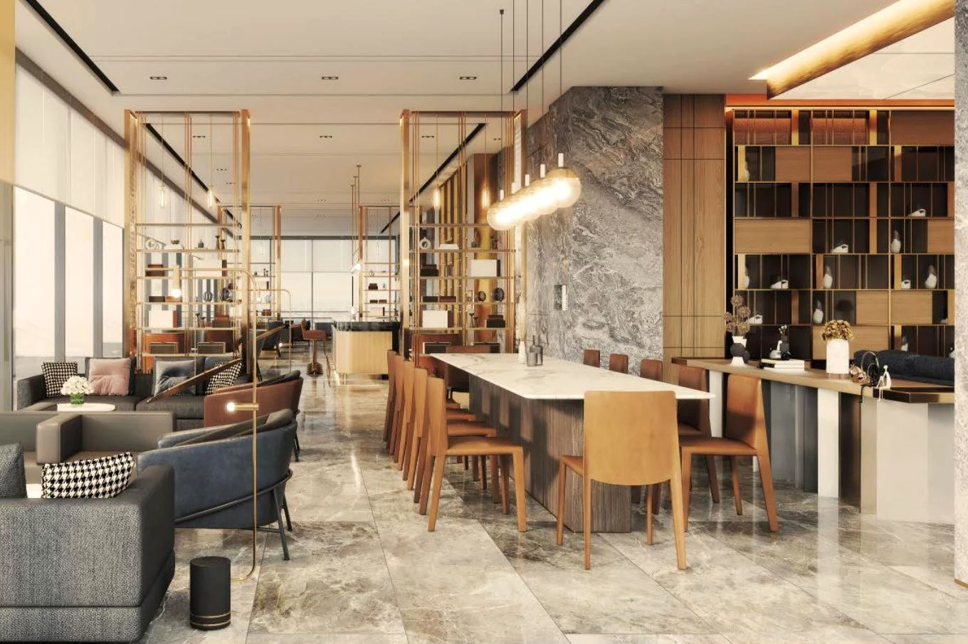Sands Residences sunset lounge