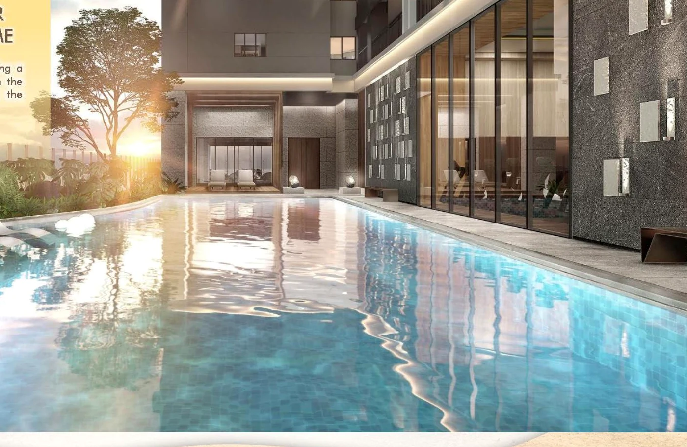 Sands Residences lap pool