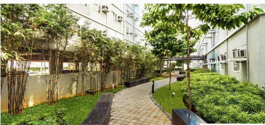 Trees Residences landscaped linear park
