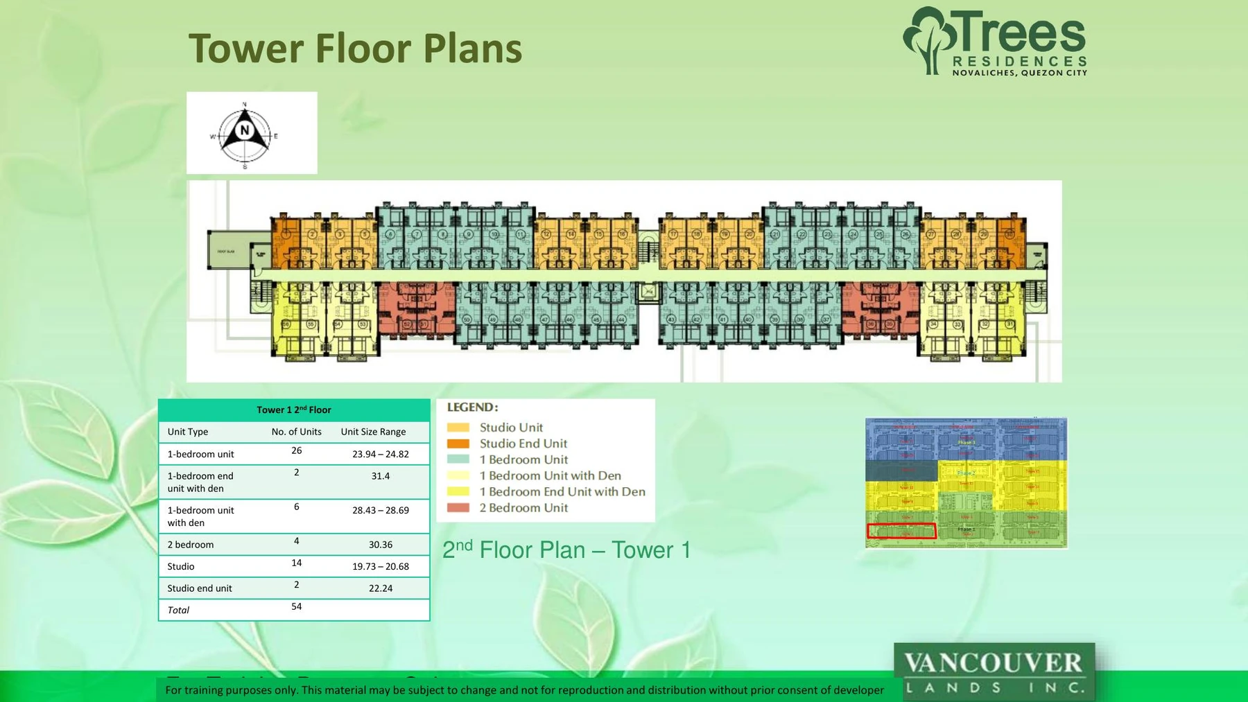 Representative Trees Residences Tower 1 floor plan
