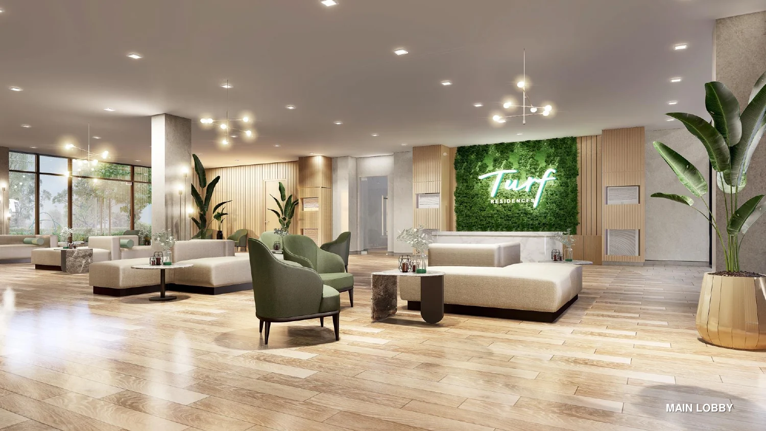Turf Residences main lobby